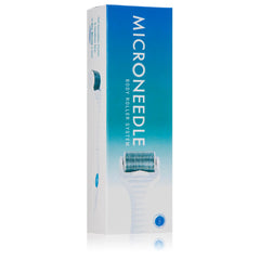 Beauty ORA Microneedle Body Roller System 0.5mm- Aqua/White